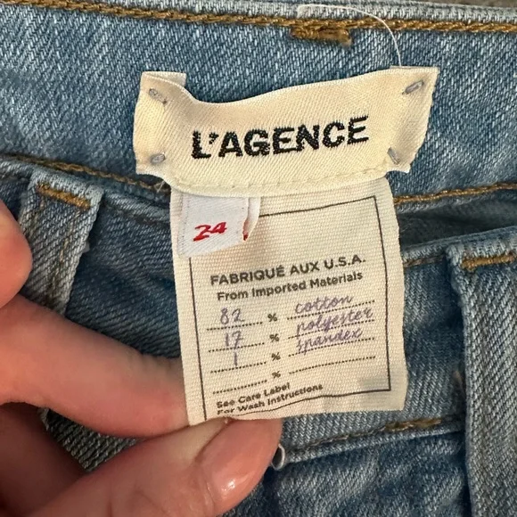 L’agence High Line Distressed Skinny Jean